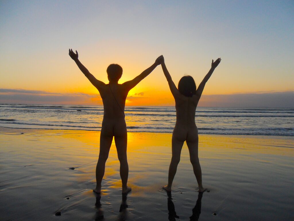 Nude Couple at Beach - The Art of Nudity