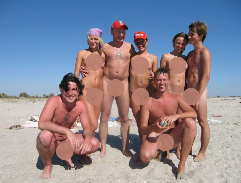 Nudity while playing in beach