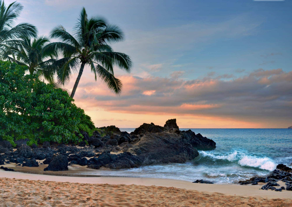 Maui sunset view