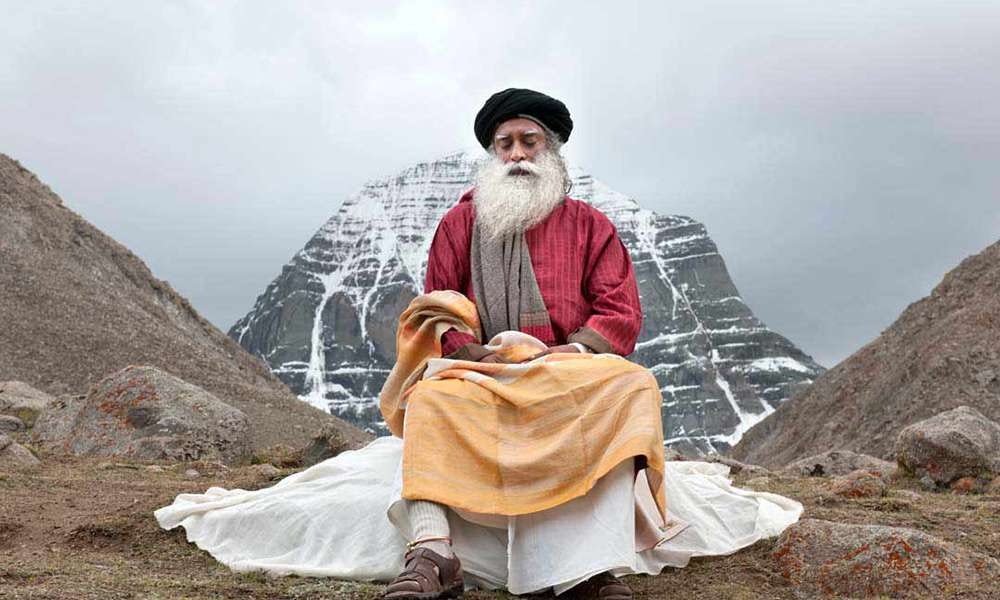 Sadhguru at Mount Kailash