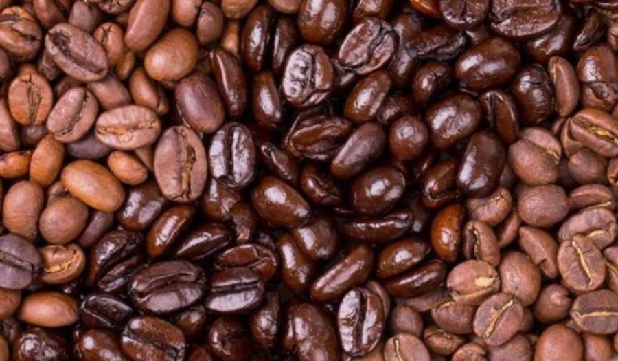 Brown coffee grains