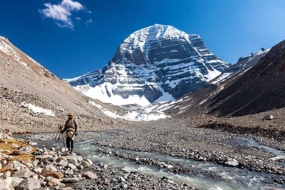Mount Kailash at distance