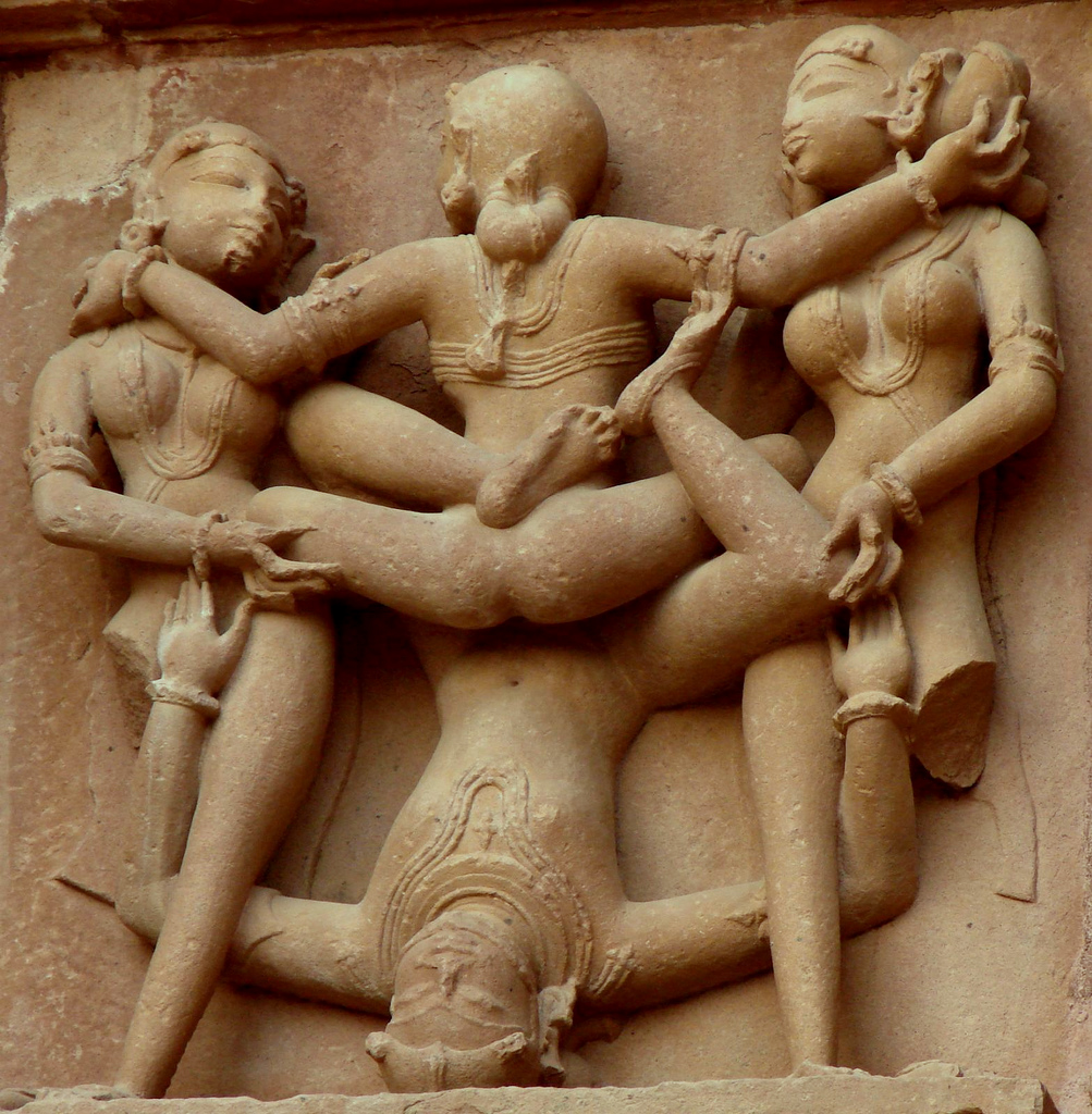 The bold Kamasutra pose