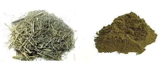 Dry leaves and powder of chirata