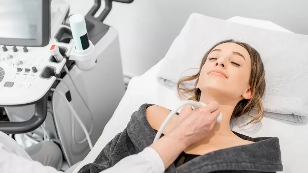 Thyroid treatment at hospital