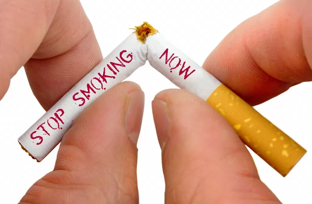 Quit smoking for good health