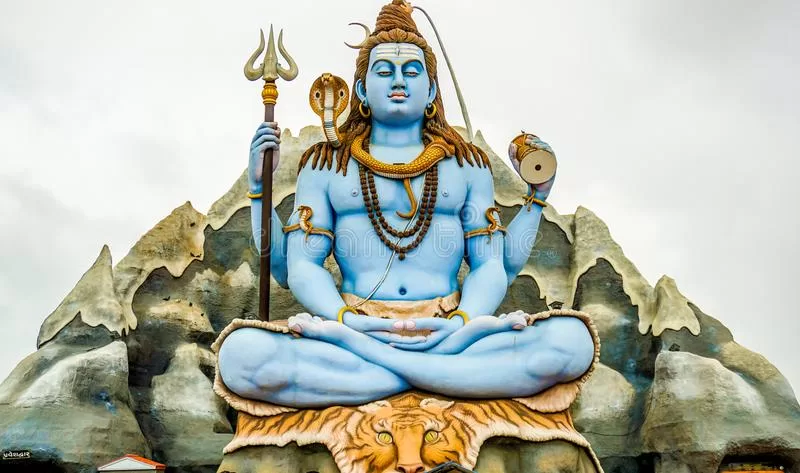 Shiva in meditation