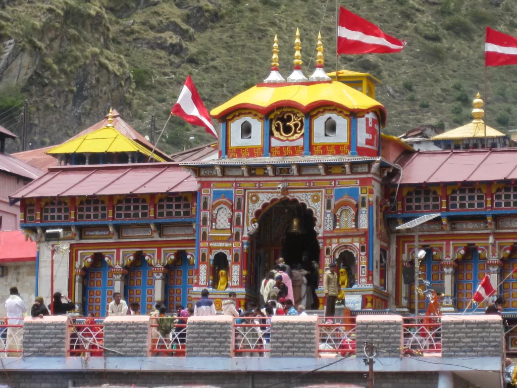 Badrinath temple in full glamour