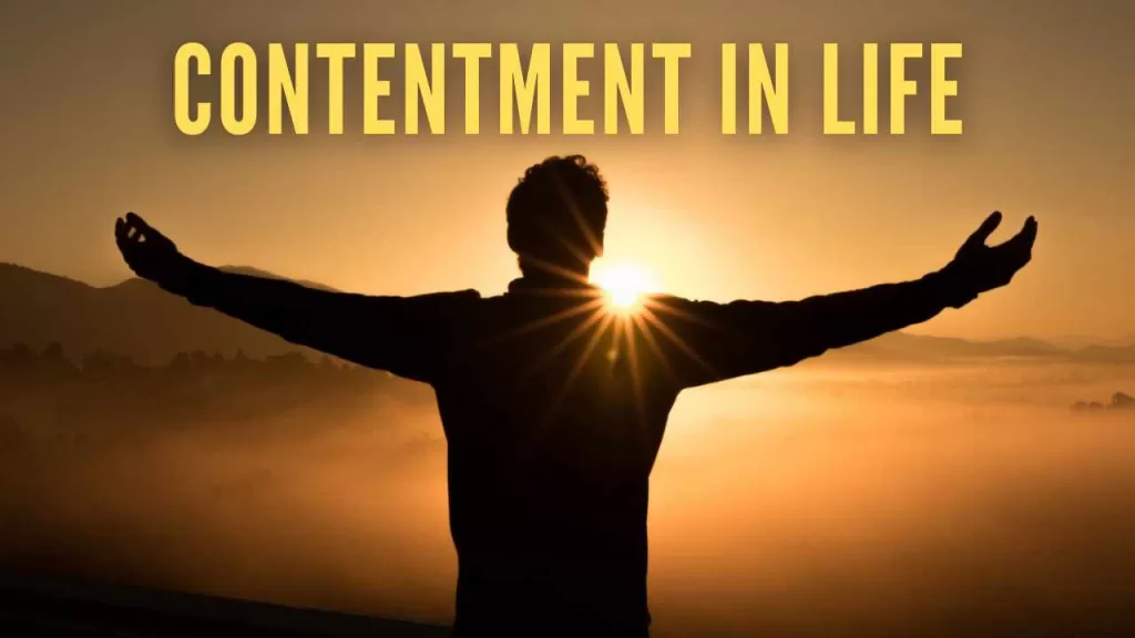 contentment in life
