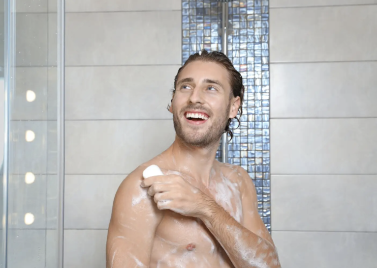 Soap removes bacteria and sweat which causes body odour