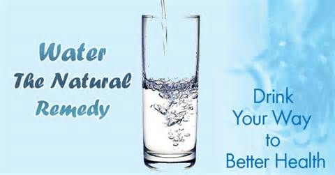 Water is a natural remedy