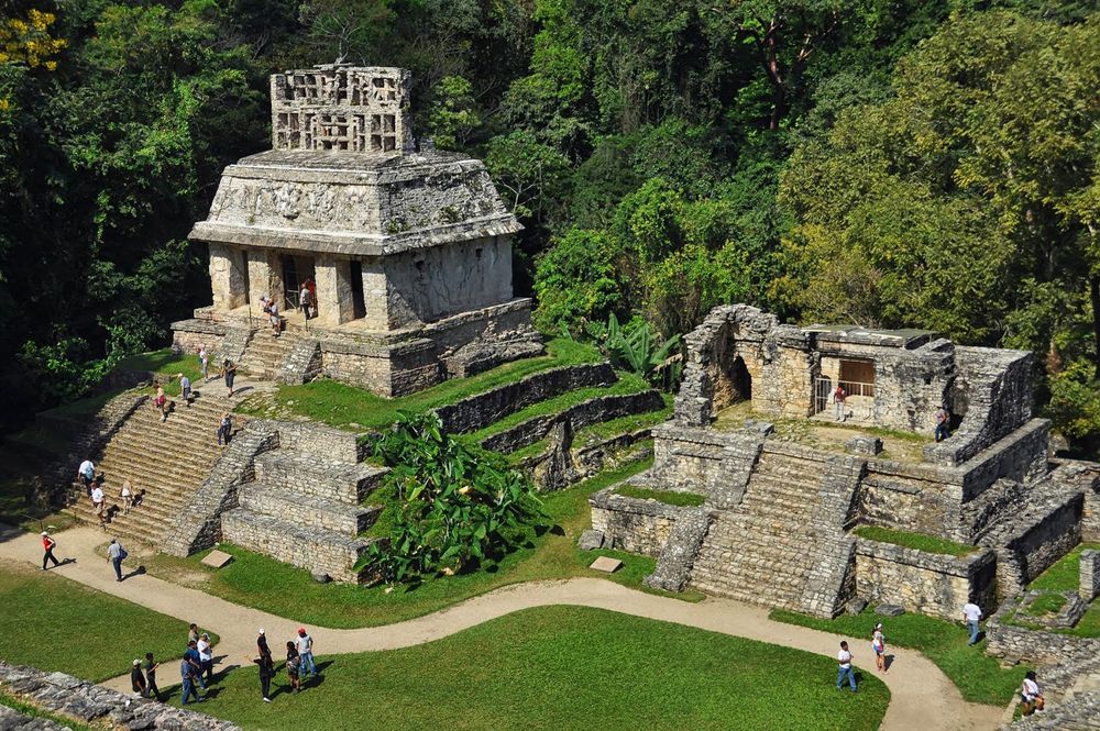 Mayan ruins in Palenque,