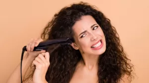 How to straighten curly hair