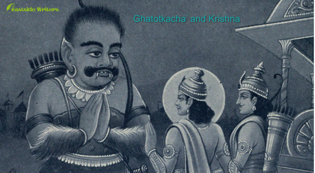 Ghatotkacha and Krishna