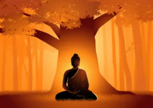 enlightenment of the Buddha under the Bodhi tree