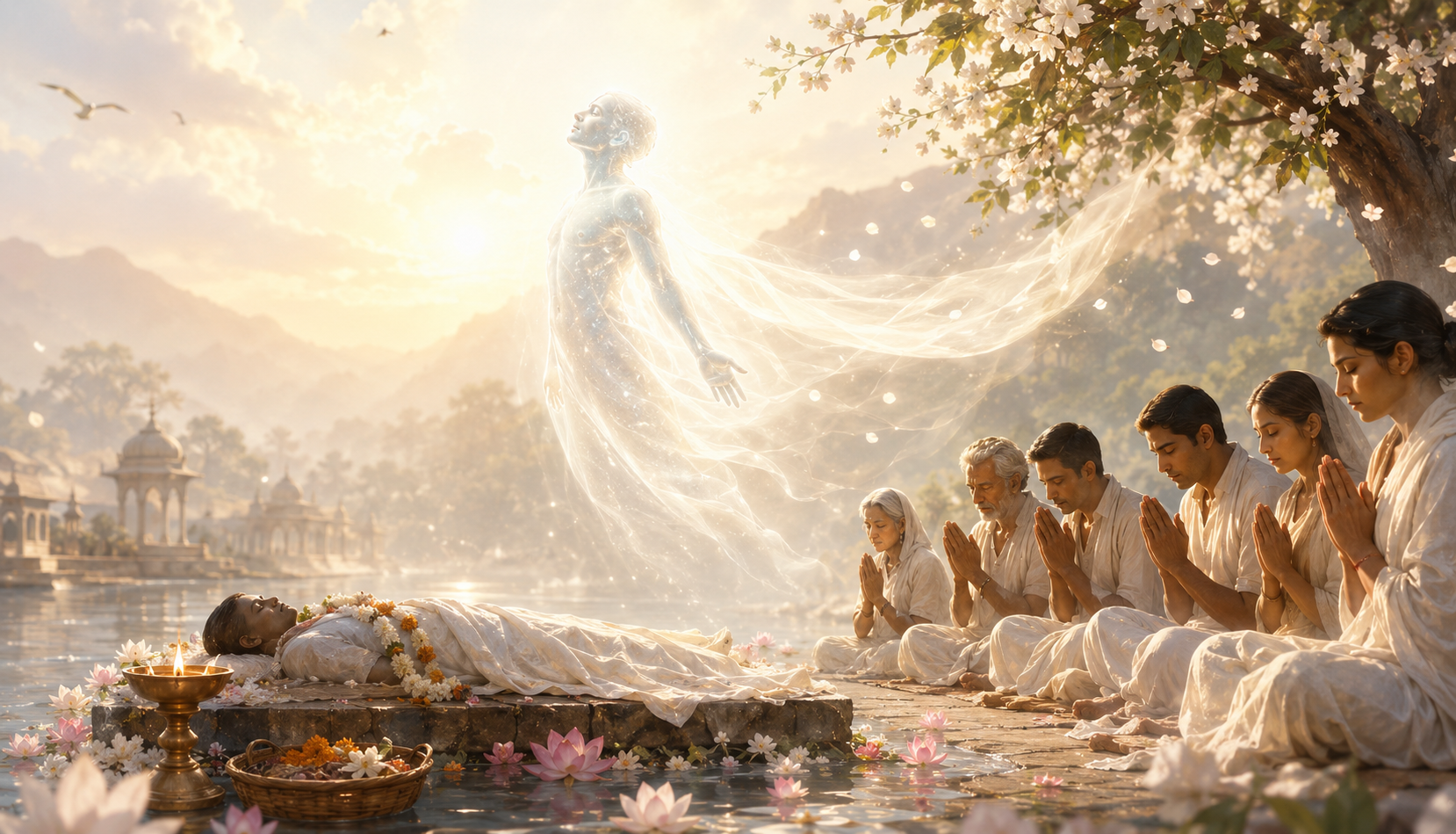 Read more about the article What Does the Soul Experience During the First 13 Days After Death? Ancient Hindu Wisdom Explained